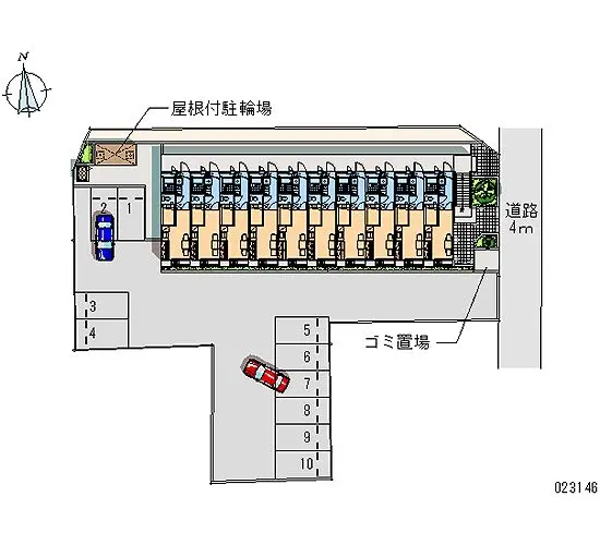 ★手数料０円★柏市十余二　月極駐車場（LP）